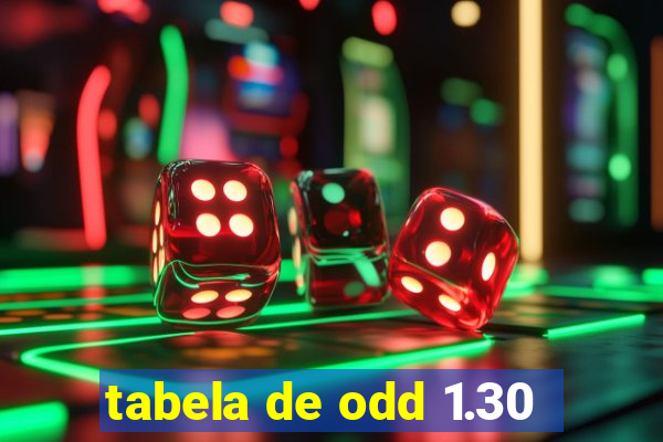 tabela de odd 1.30